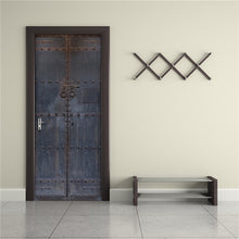 Load image into Gallery viewer, Retro Wooden Door Stickers PVC Waterproof Wallpaper For Doors Living Room Bedroom Home Decor Mural DIY Renovation Decal 90x200cm