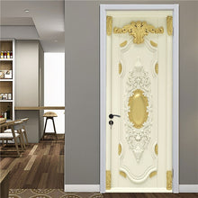 Load image into Gallery viewer, Retro Wooden Door Stickers PVC Waterproof Wallpaper For Doors Living Room Bedroom Home Decor Mural DIY Renovation Decal 90x200cm